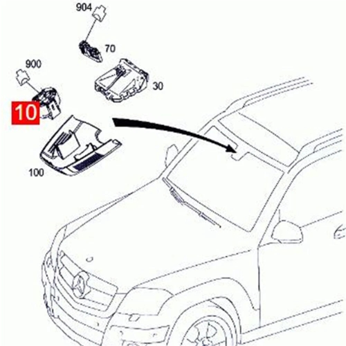 Rain Sensor A2049013003 A2049012201 A2049017601 for 1
