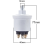 Three Head Oil Pressure Sensor 1/8NPT 0 to 10 Bars Generator 3