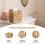 Rattan Tissue Box Cover with Lid, Tissue Box Holder Square 4