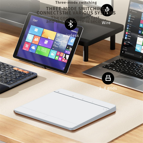 Tri-Mode Bluetooth Wired Wireless Touchpad with Multi-Gesture 2