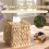 Rattan Tissue Box Cover with Lid, Tissue Box Holder Square 2