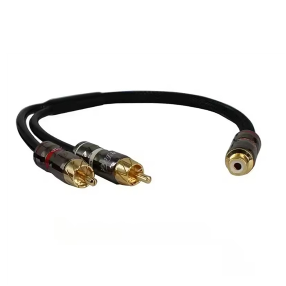 30Cm Car Audio Amplifier Subwoofer Audio Cable Pure Copper Head A 4713813146297