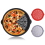 Silicone Pizza Pan Multipurpose Baking Tray Non-Stick Pizza Pan,Black 3