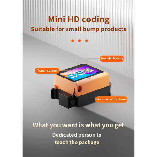 T1 Mini Hand Held Expiry Date Handheld Coding Machine Bright Orange 2