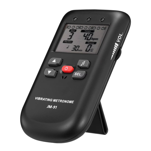 Vibrating Metronome Silent Beat Training W/ Male/Female Vocal Counts 1