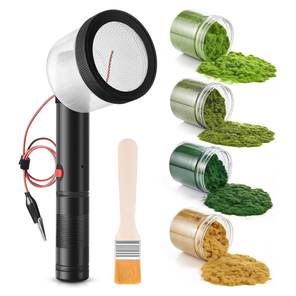 Mini Static Grass Applicator Flocking Kit
