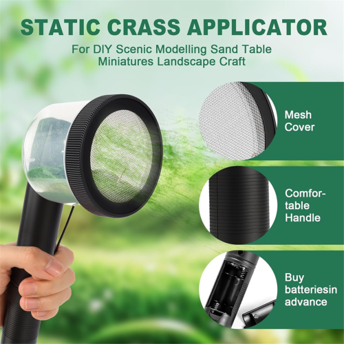 Mini Static Grass Applicator Flocking Kit
Static Grass Applicator Flocking Kit 2