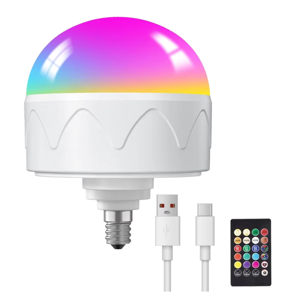 E12 Rechargeable Bulbs With Remote 2200Mah Light 4713813153554
