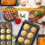 Kitchen 5-Piece Nonstick Bakeware Set - Round/Square Cake Pans 3
