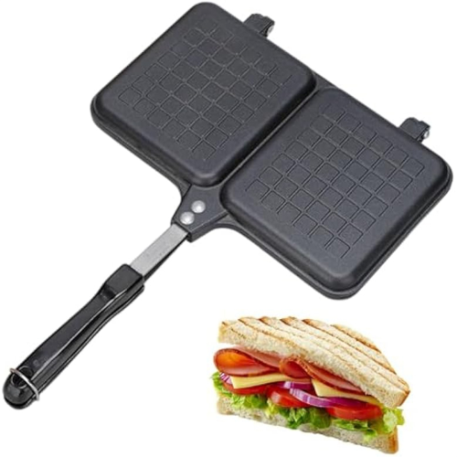Toasted Sandwich Maker,Double-Sided Toaster Pan 1