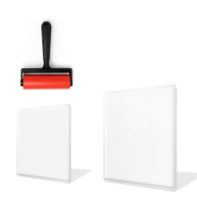 Gel Printing Pad with Brush - Reusable Plate
Gel Printing Pad