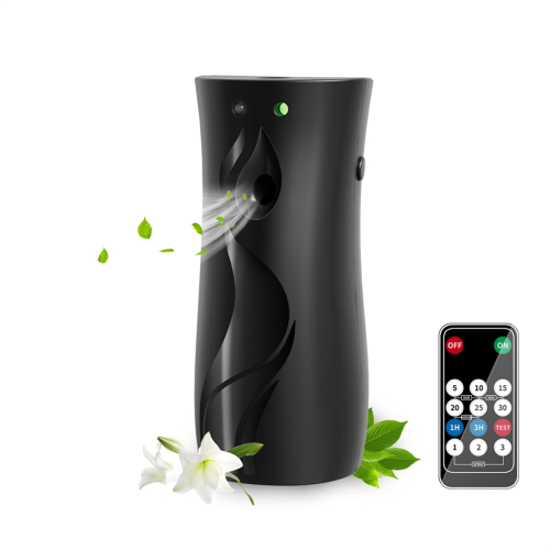 Automatic Air Freshener Spraying Dispenser Remote Black