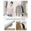 12 Inch Valet Rod for Closets Pull Out with 4 Hooks 4