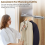 12 Inch Valet Rod for Closets Pull Out with 4 Hooks 3