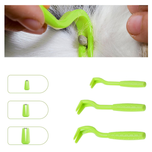 Tick Removal Tool 7Pcs Kit with Storage Box for Dogs Cats 1