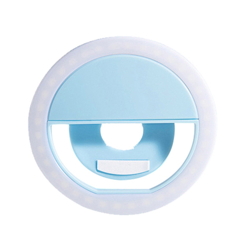 Led Selfie Ring With 3-Level Adjustable Brightness Light/Blue 4713813118768