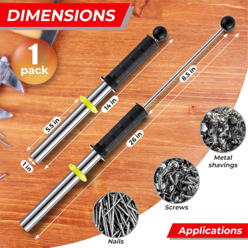Magnetic Pickup Tool Magnet Wand with Release Handle 1