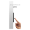 Wall Light Switch 2 Gang Tempered Glass Panel Blue LED Night Light 2