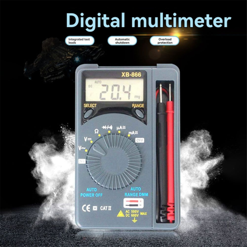 XB866 Mini Digital Multimeter for Electricians and DIY Projects 1