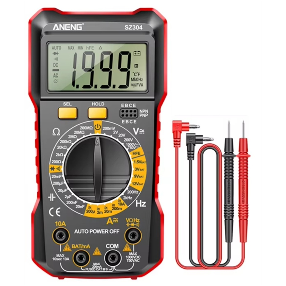 Sz304 Digital Multimete True Handheld Voltage Tester 4713813123779