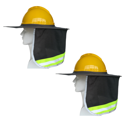 Protetor solar para capacete, protetor solar de alta visibilidade para pescoço