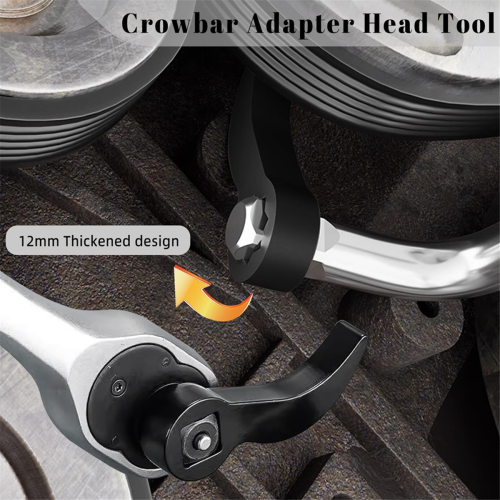 Crowbar Adapter Head Tools, Adjustable Angle Head Pry Bar 2