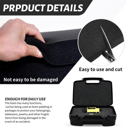 Polyurethane Foam Board,40 x 30 x 2.5cm Cuttable Foam Insert 1