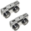 4 Wheel Trolley Assembly Rollers,Load & Stable Roller Trolley 2Pcs 1