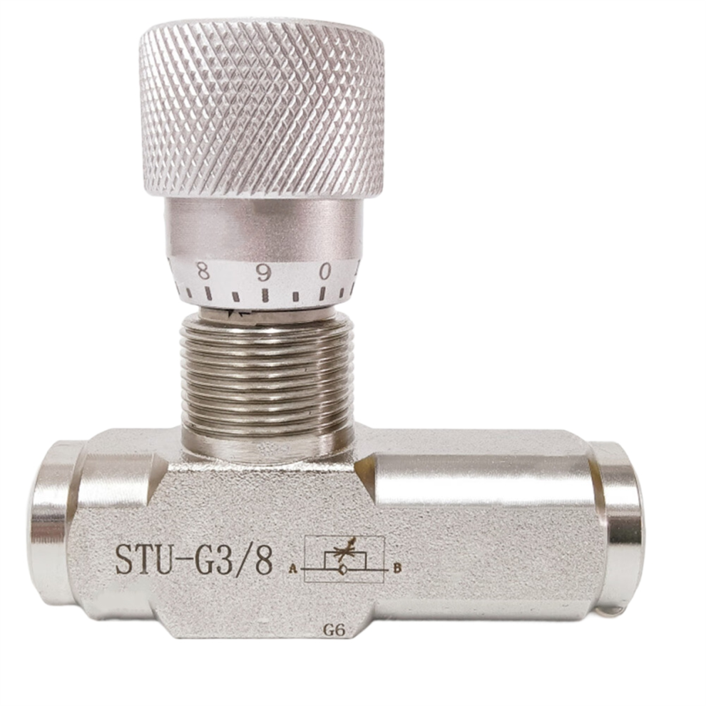 Stu-G3/8 Flow Control Valve Stu Hydraulic Throttle Valve One-Way 4713813169593