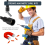 Magnetic Nut Driver Set for Impact Drill, (5 Pcs-SAE) 3