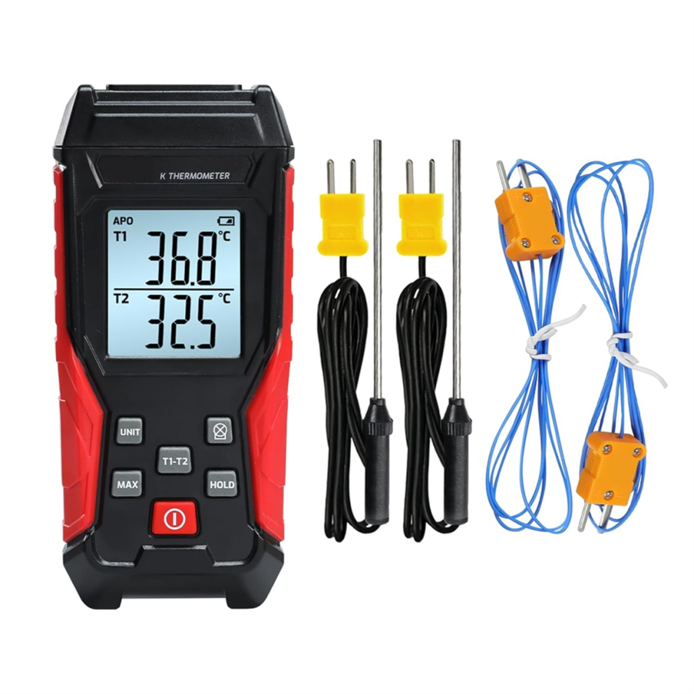 Digital Thermocouple-Thermometer Dual Channel K Type Thermometer