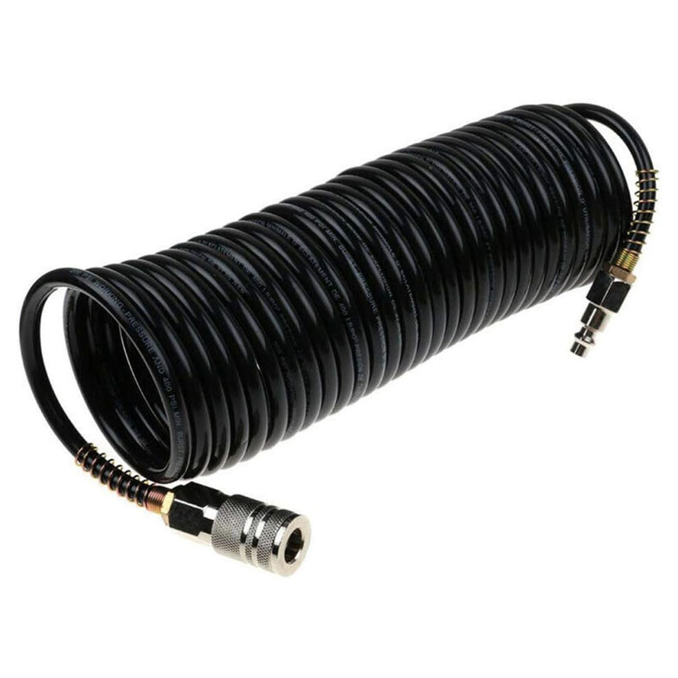25Ft Air Compressor Hose With Bend Restrictor 1/4 Quick Connect 4713813172043
