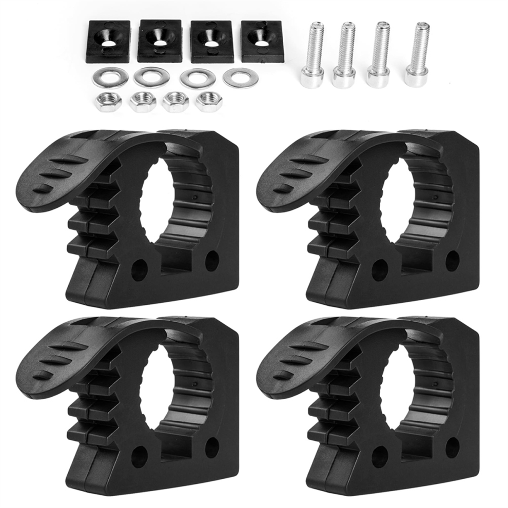 4 Pcs Quick Release Rubber Clamp Fist Mount Clamps Mounting Kit 4713813172036
