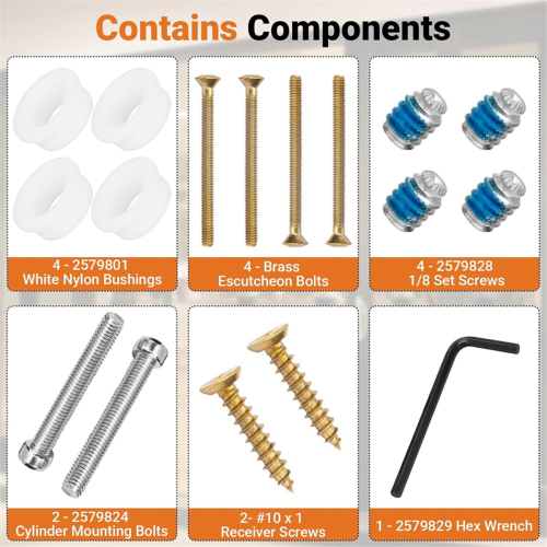 Bushing Screw Pack 1/2 Diameter Replacement Parts for 2
