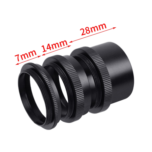 Σωλήνες επέκτασης μακροεντολών 7mm/14mm/28mm για προσαρμογέα κοντινών λήψεων M42 1