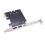 Κάρτα καταγραφής βίντεο PCI-E 1X 1394 4 θυρών DV HD Κάρτα Firewire 2