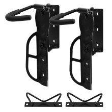 2-pack draaibare fietsendrager voor garage en muurbevestiging