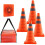 Safetys koner, 4-pack vikbara trafikkoner, 18 tum 1