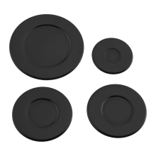4 Pcs Cooker Hob Gas Burner Cap 55mm 75mm 100mm Concave
