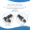L Shape 1/4Inch Hex Wrench Double Head Right Angle Screwdriver Bits 6