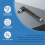 L Shape 1/4Inch Hex Wrench Double Head Right Angle Screwdriver Bits 5