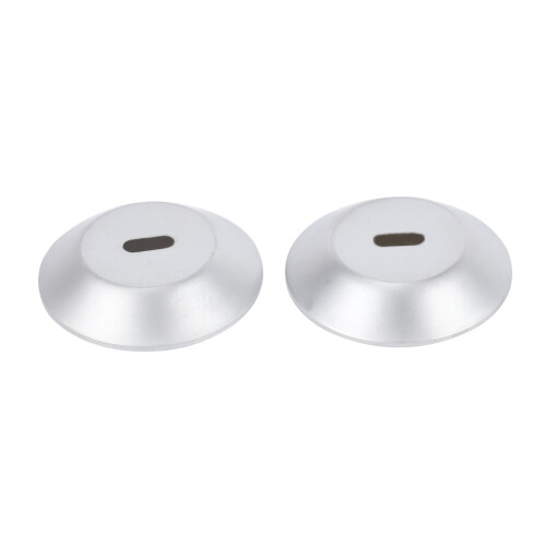 Adhesive Security Plate with Slot for Lock Down Laptops(Silver 2Pack)
