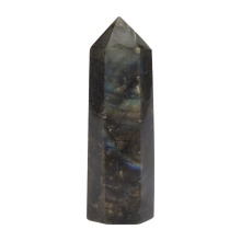 Coluna de pedra da lua, cristal de quartzo labradorita natural, decoração para casa, 5-6 cm
