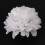 30 pcs Carnations Artificial Flower Silk Spherical Heads White 6