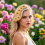 Silk Rose Flower Heads,50Pcs for Hat (Gold) 7