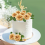 Silk Rose Flower Heads,50Pcs for Hat (Gold) 4