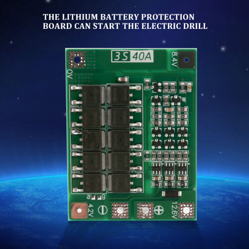 3S 18650 litiumbatteriladdare skyddskort PCB för borrmotor 1