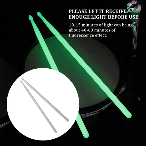 Jazz Drumsticks Stage Glow in Dark Drum Accessoires Groen 2