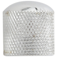 4x Gitaar Dome Control Knoppen voor Tele Vervanging, Zilver