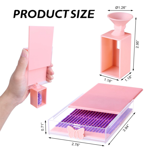 12er-Packung Trabricks stapelbare Diamant-Kunsttabletts mit Deckel, A 2